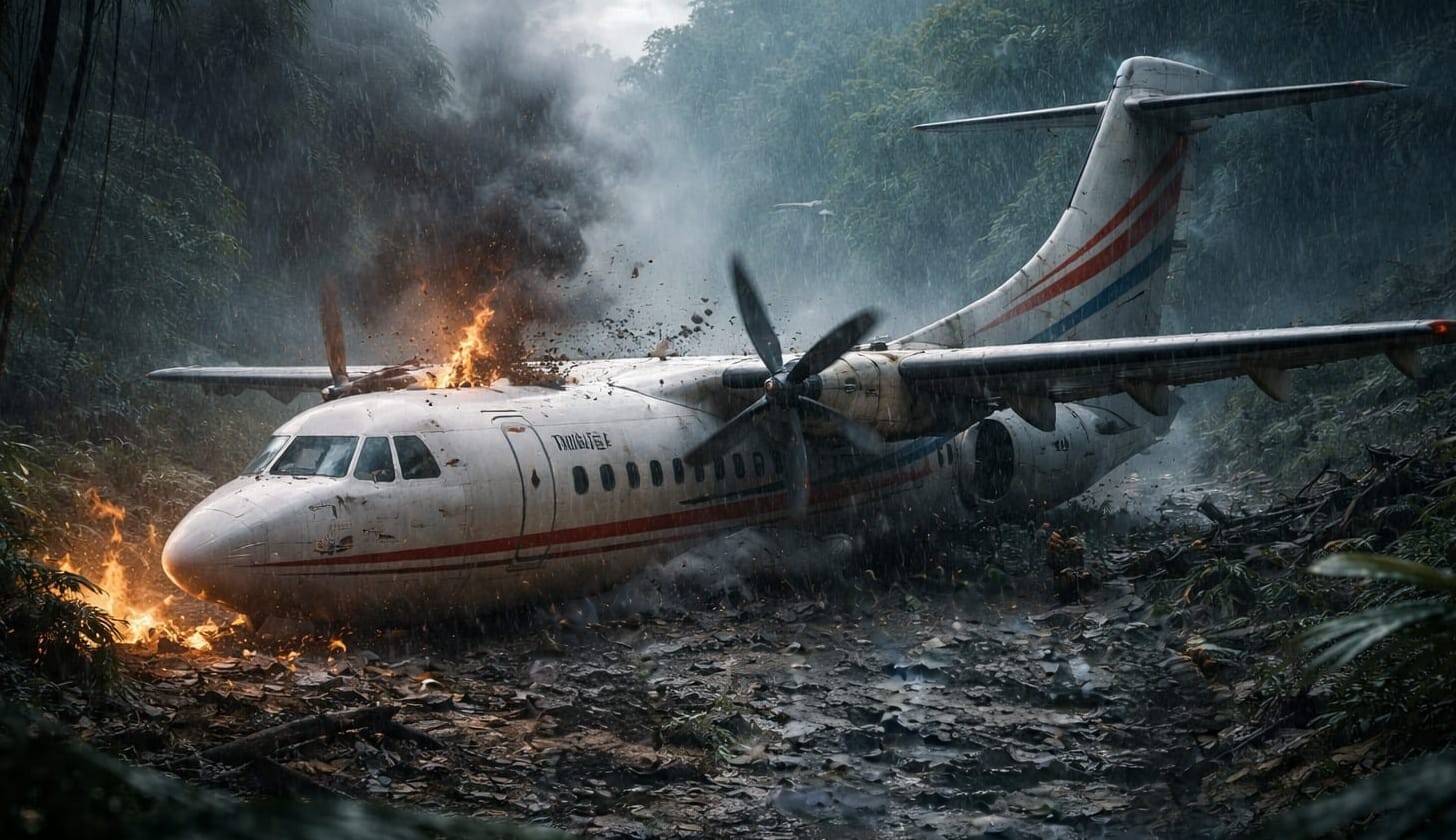 KNKT Ungkap ELT Rusak Usai Pesawat ATR 42-500 Tabrak Lereng di Maros