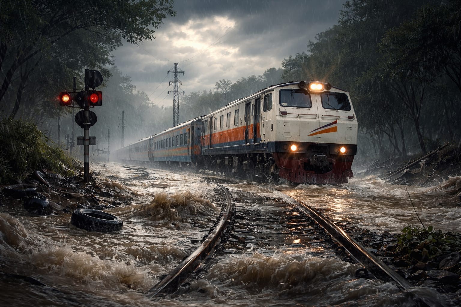 Rel Tergenang Air, Perjalanan Kereta di Jalur Pekalongan–Sragi Dibatalkan