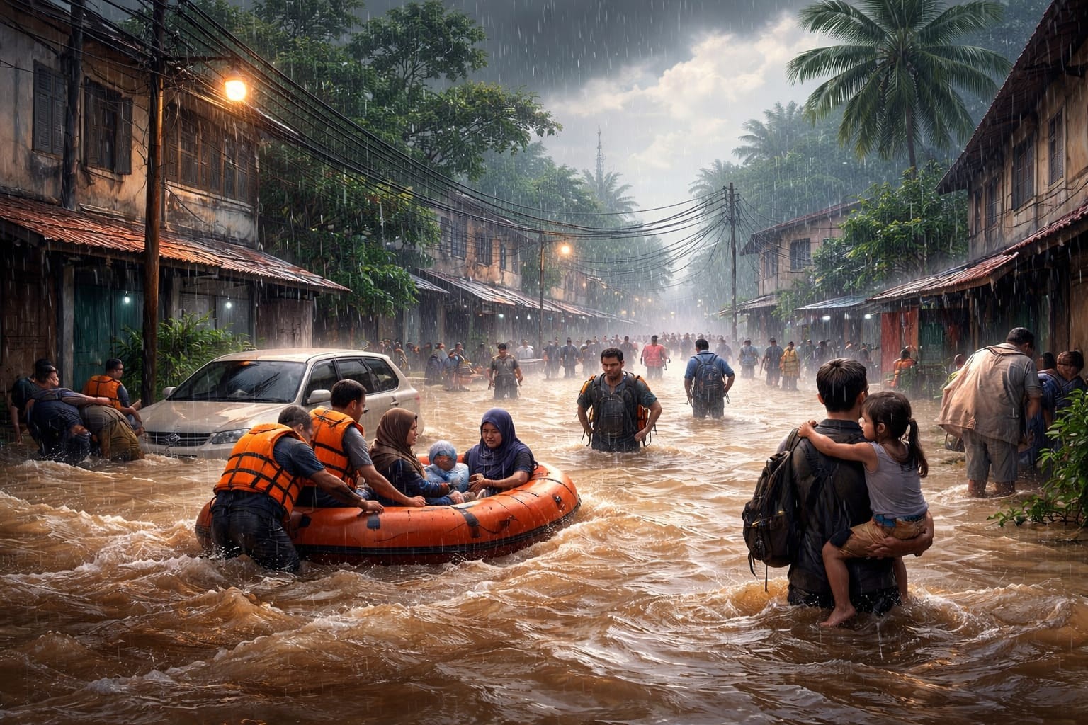 Banjir Rawa Terate Jakarta Timur Capai 1,5 Meter, Terparah dalam 5 Tahun