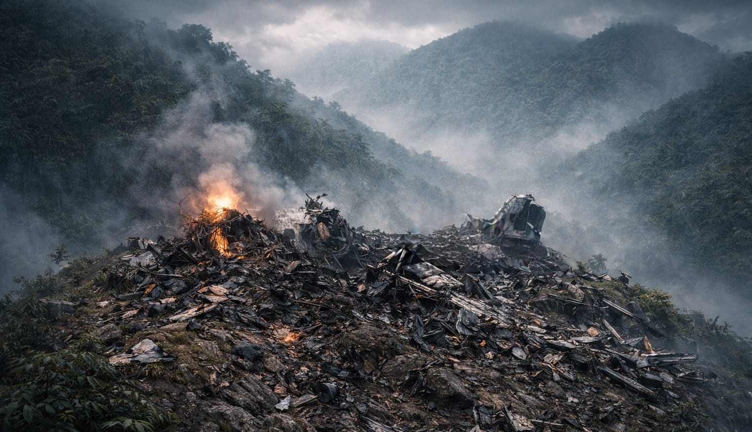 Tim SAR gabungan menemukan serpihan hingga badan utama pesawat di kawasan Puncak Gunung Bulusaraung