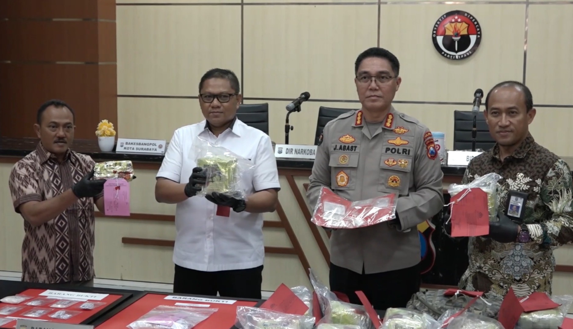Polda Jatim Gagalkan Peredaran Sabu Puluhan Kilogram di Gresik dan Surabaya, Seorang Kurir Ditangkap