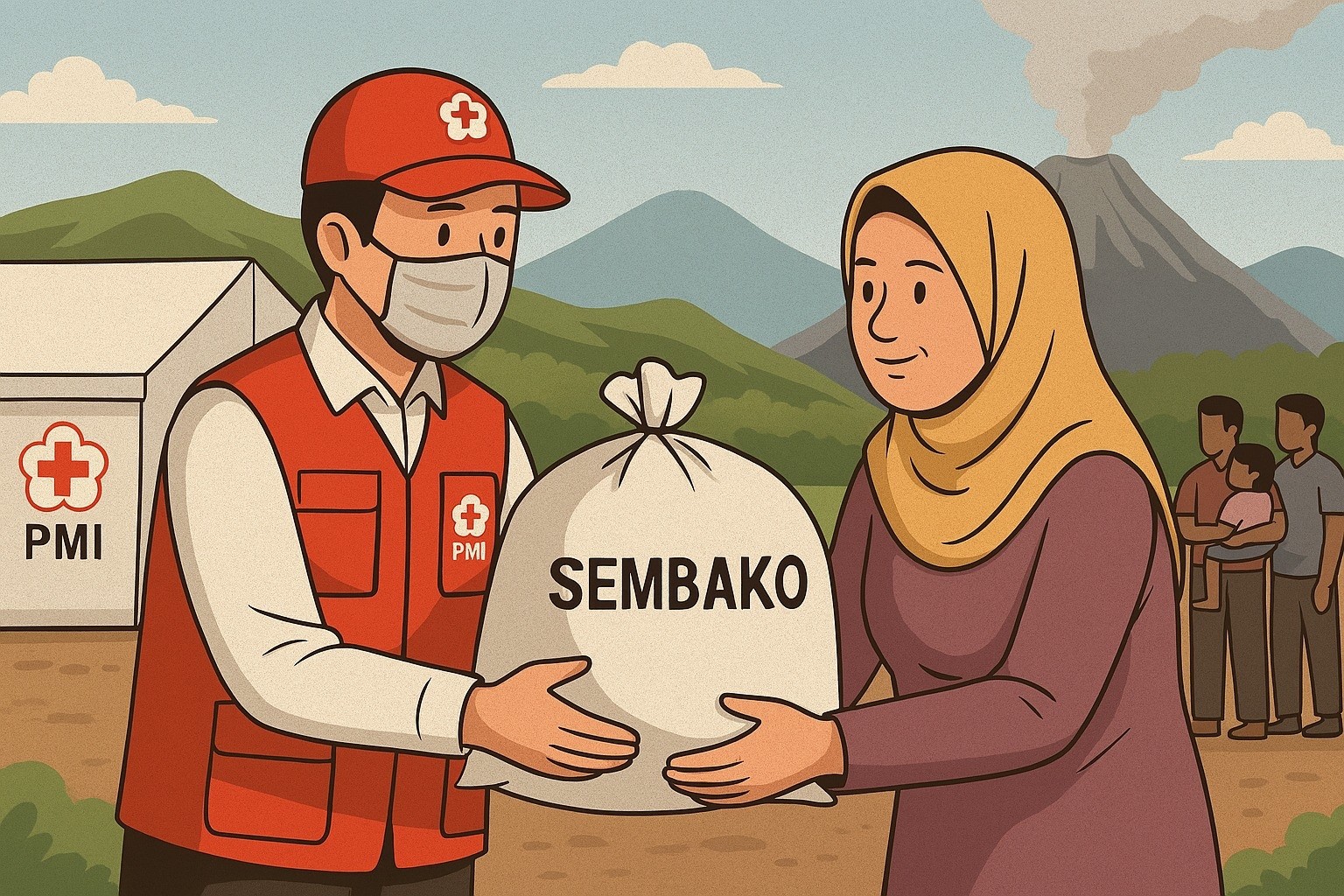 PMI Surabaya Bergerak Kirim Bantuan untuk Warga Terdampak Erupsi Semeru