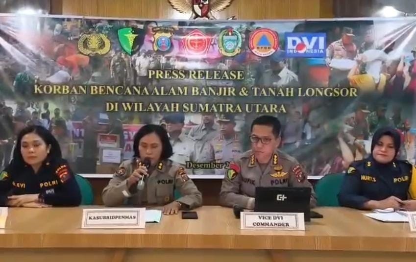 Tim DVI Polri Berhasil Identifikasi 290 Korban di Sumatera Utara, Operasi Berlanjut Hingga Akhir Mas