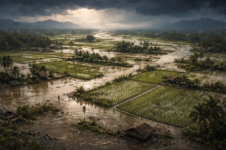 Banjir Grobogan Rendam 1.842 Hektare Sawah, Ribuan Petani Terancam Gagal Panen – Klaim AUTP Dipercep
