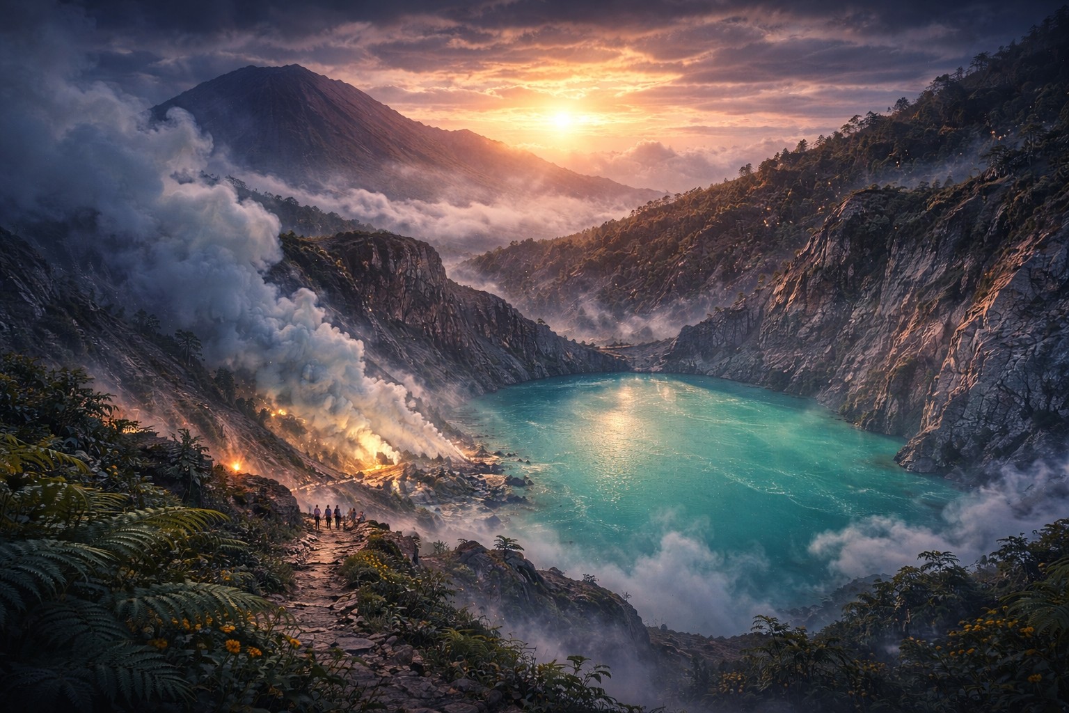 Terpisah dari Rombongan, Pelajar 16 Tahun Dilaporkan Hilang di Kawah Ijen Banyuwangi