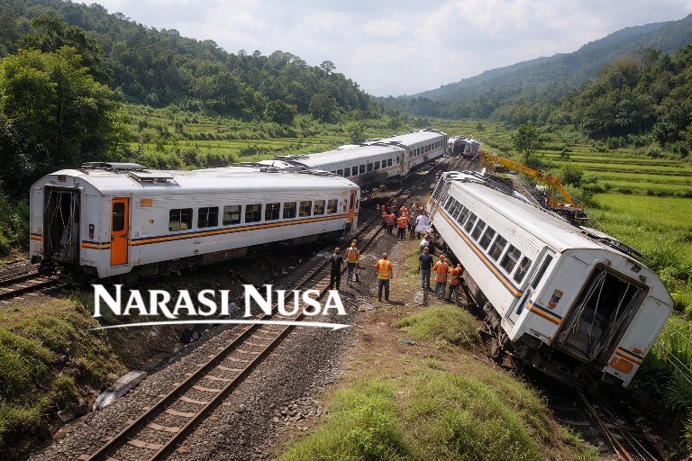 KA Bangunkarta Anjlok di Bumiayu, KAI Daop 4 Semarang Berikan Refund Tiket 100 Persen